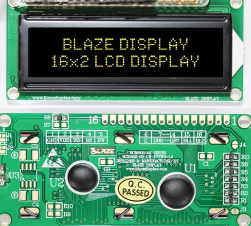 LCD MODULE 2X16 CHARACTERS